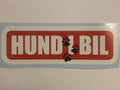 Hund i bil-dekal